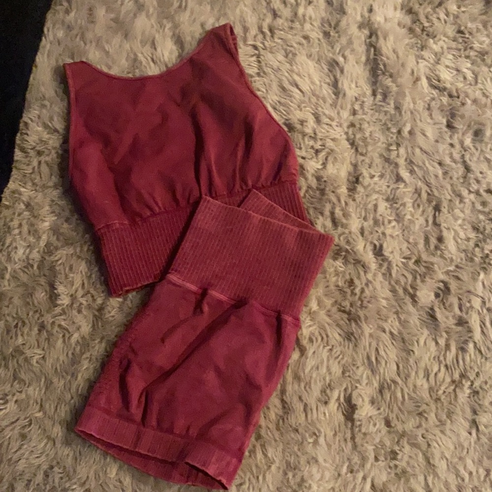 COPY - 🌺free people Good karma bra and biker short set - Picture 6 of 16